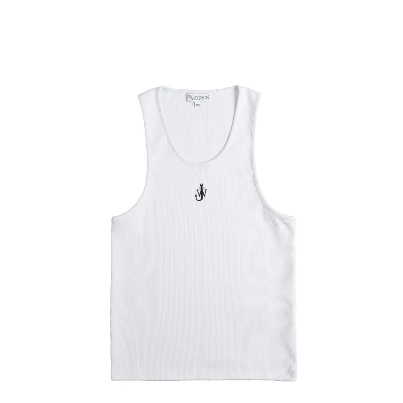 JW Anderson Anchor Embroidery Tank Top sold by Asphalt Gold