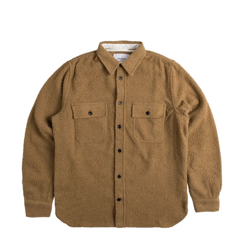 Norse Projects Silas Textured Wool Shirt sold by Asphalt Gold