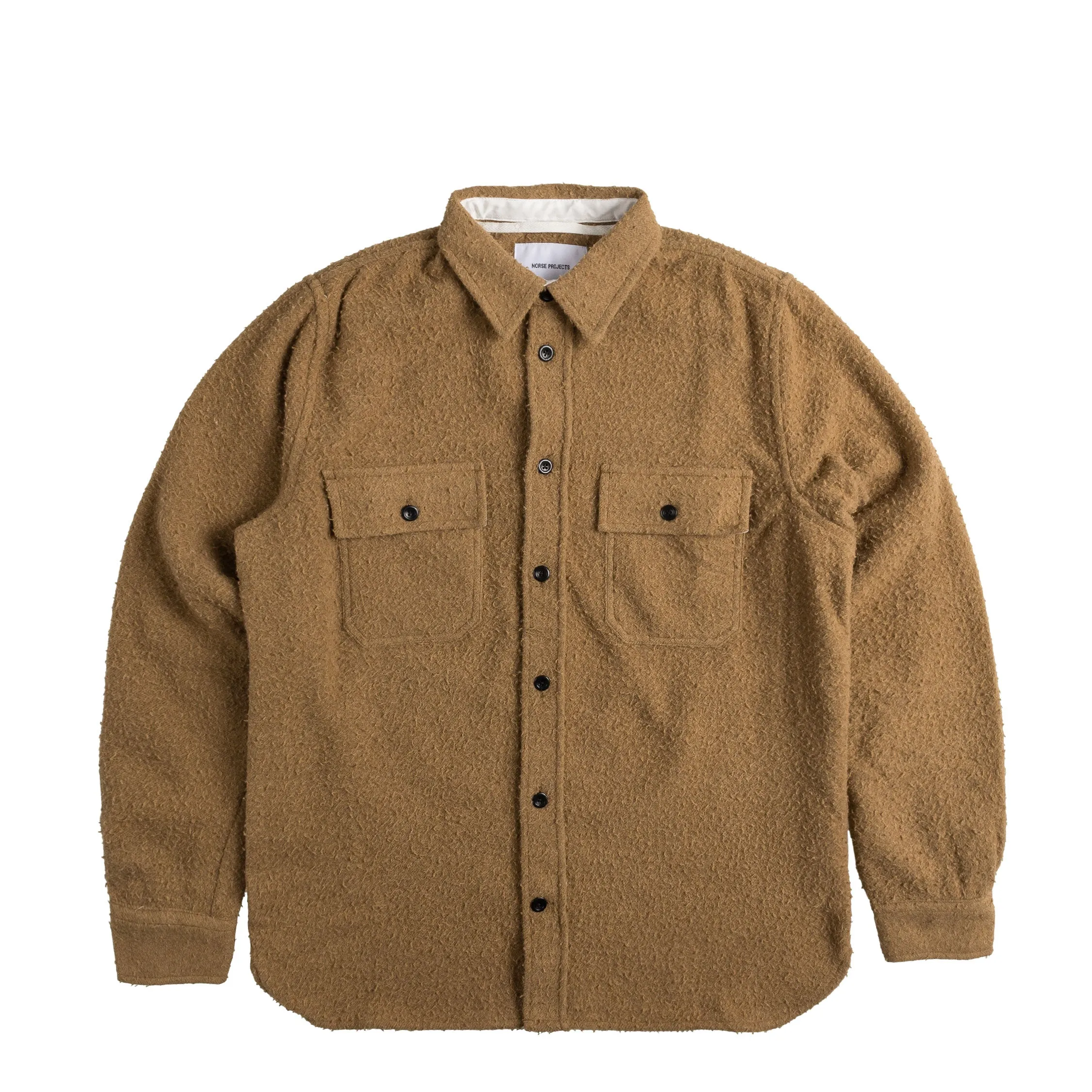 Norse Projects Silas Textured Wool Shirt sold by Asphalt Gold