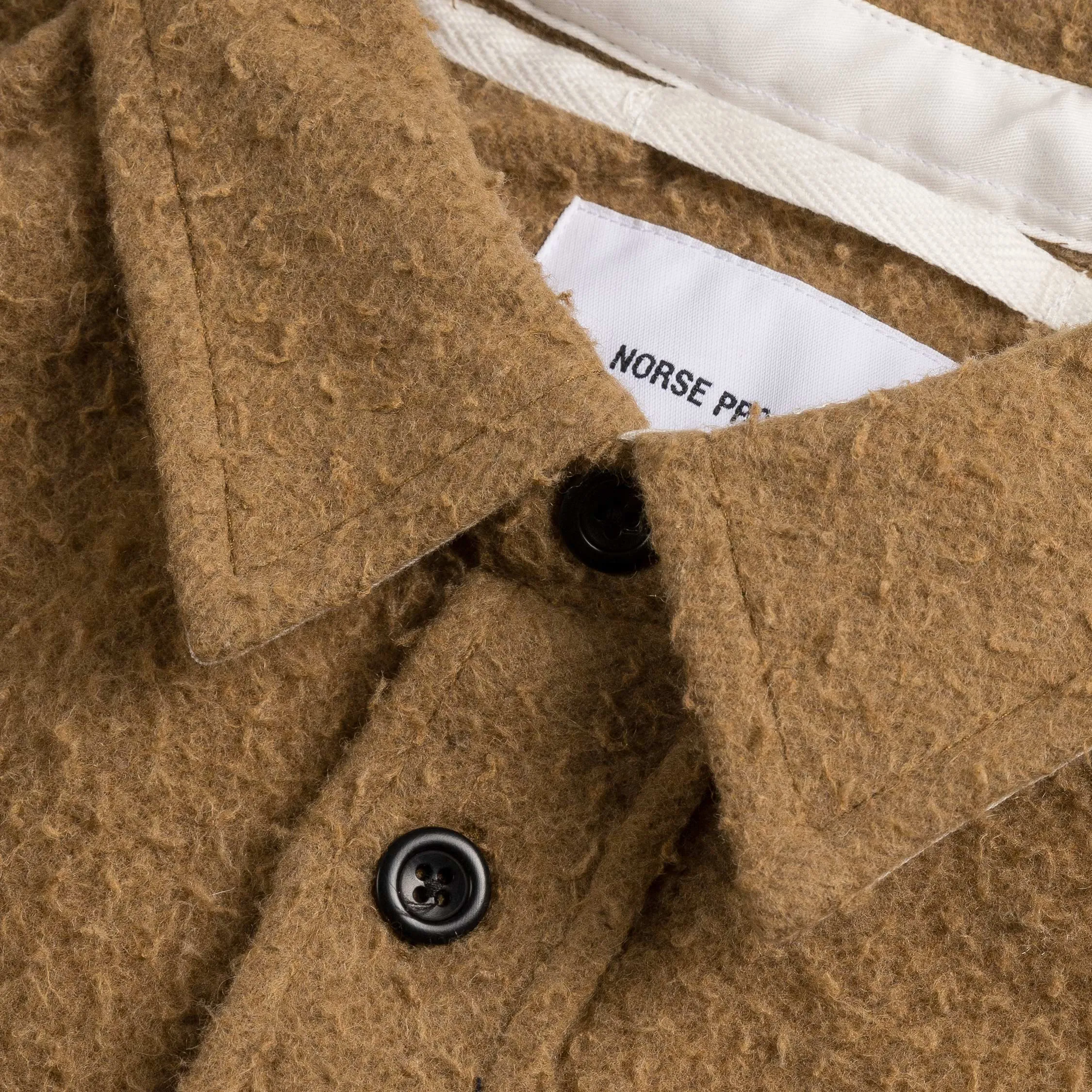 Norse Projects Silas Textured Wool Shirt sold by Asphalt Gold product image thumbnail 3