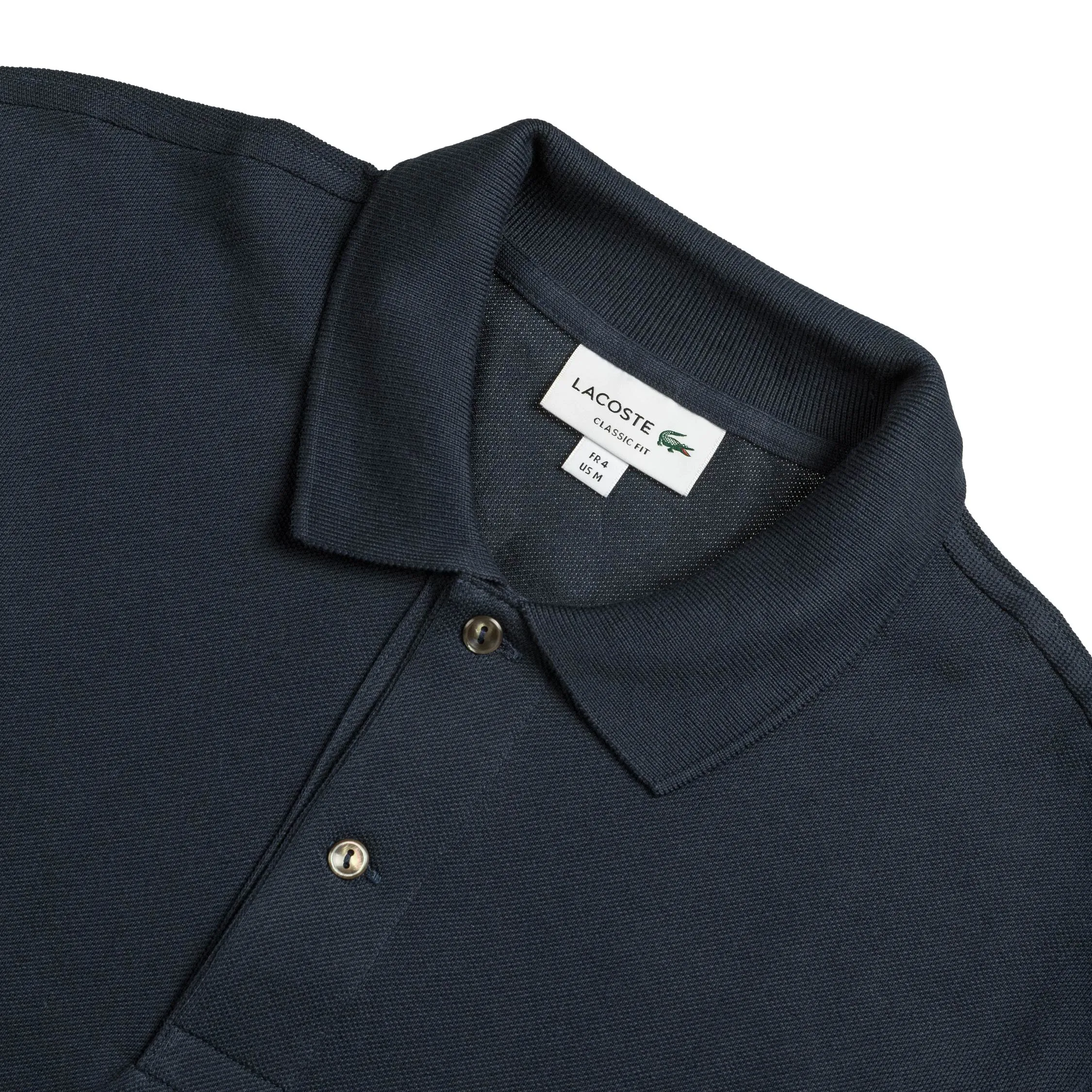 Lacoste Long Sleeve Cotton Polo Shirt sold by Asphalt Gold product image thumbnail 3