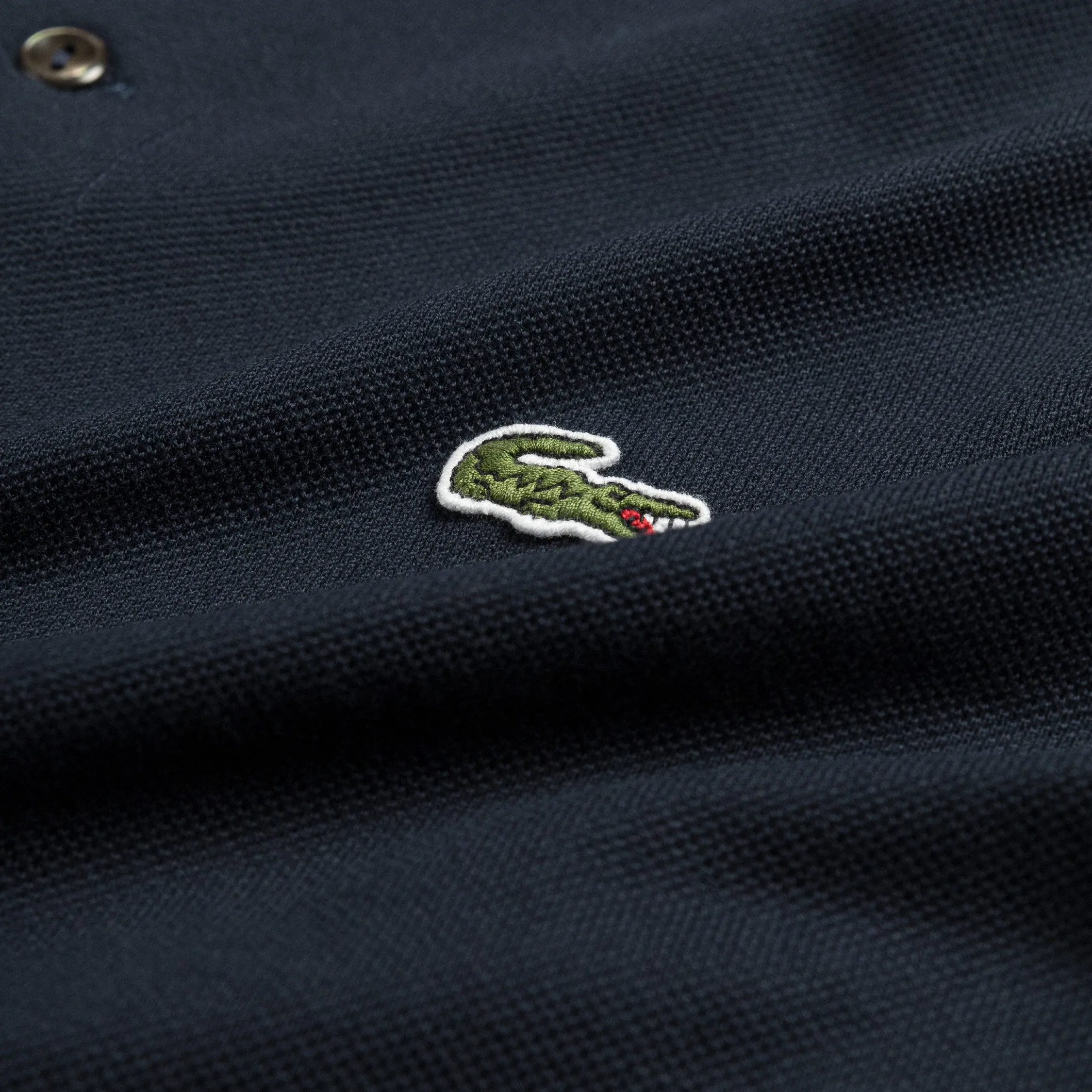 Lacoste Long Sleeve Cotton Polo Shirt sold by Asphalt Gold product image thumbnail 4