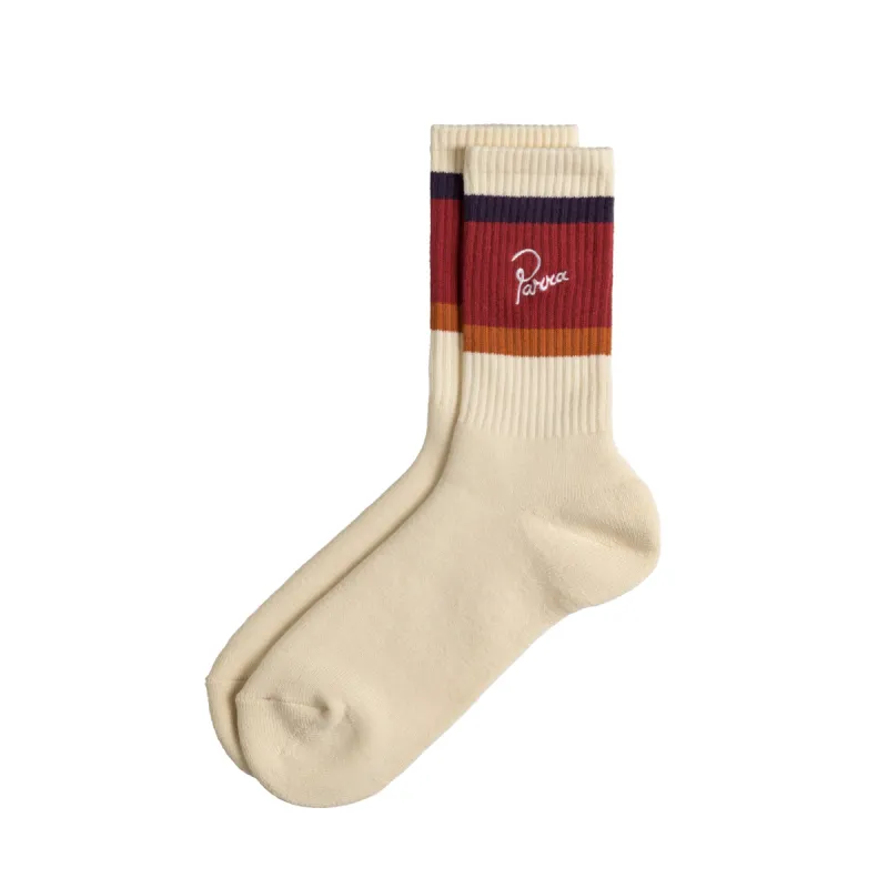By Parra Script Logo Crew Socks sold by Asphalt Gold