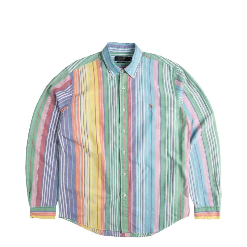 Polo Ralph Lauren Custom Fit Striped Oxford Shirt sold by Asphalt Gold