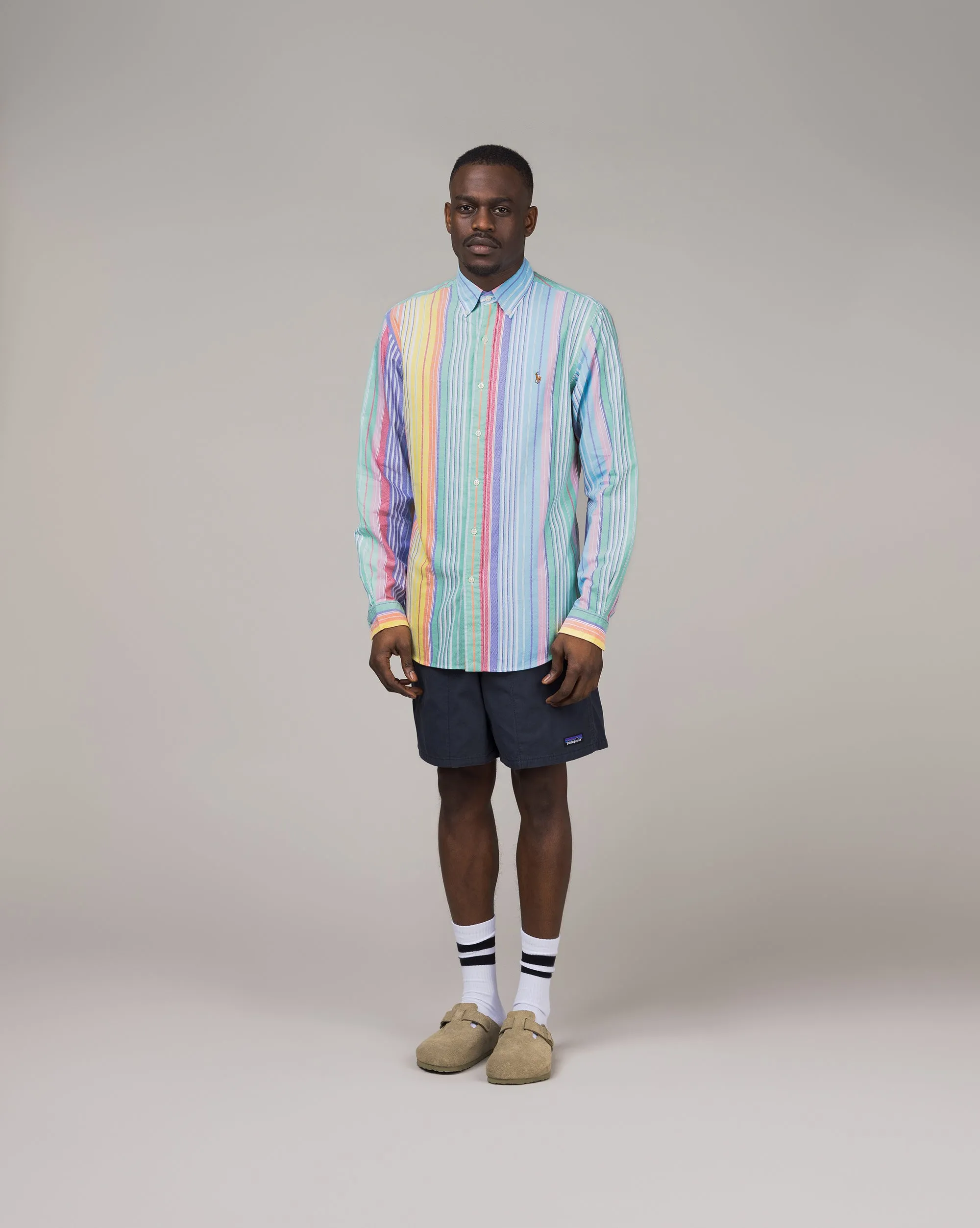 Polo Ralph Lauren Custom Fit Striped Oxford Shirt sold by Asphalt Gold product image thumbnail 2