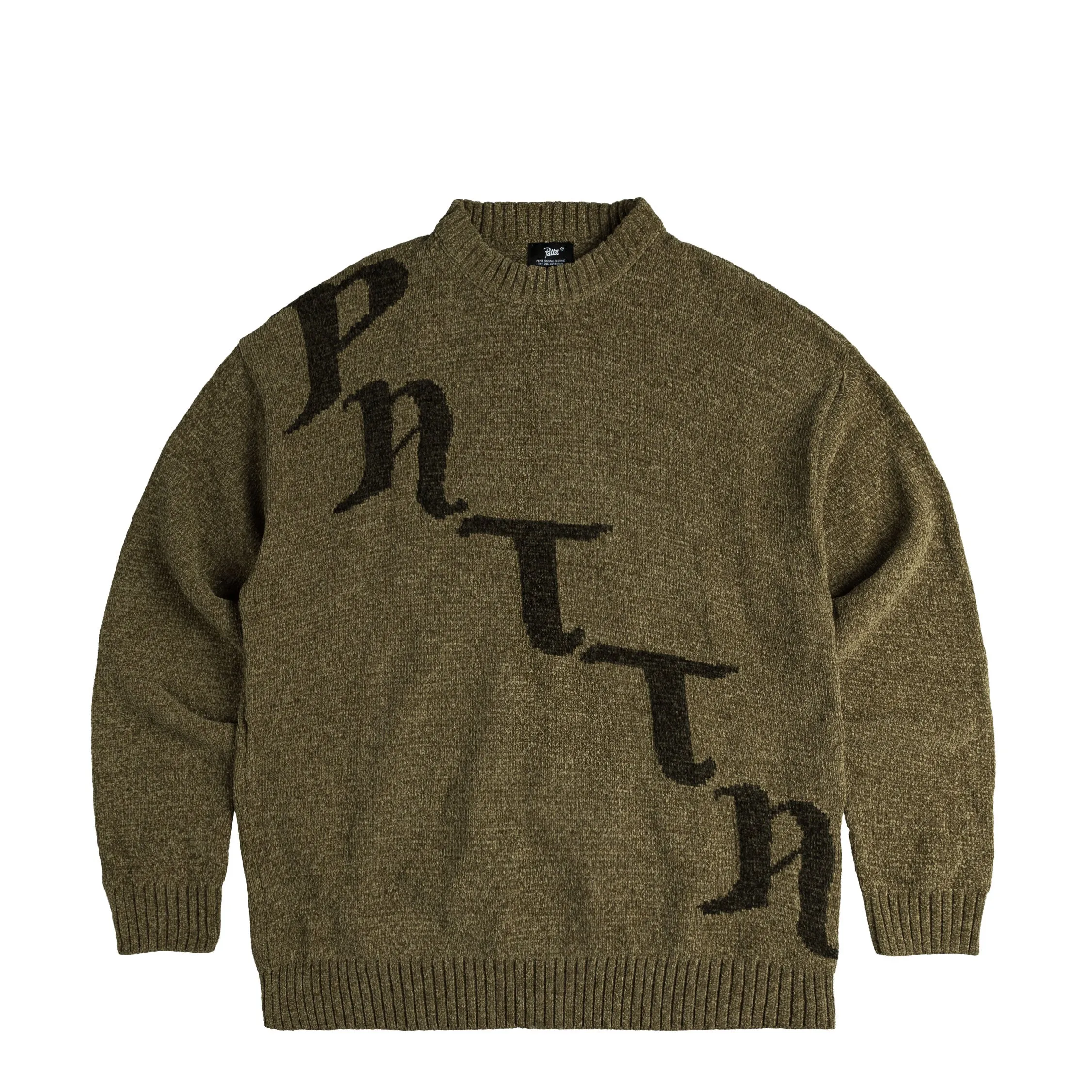 Patta Chenille Knitted Sweater sold by Asphalt Gold