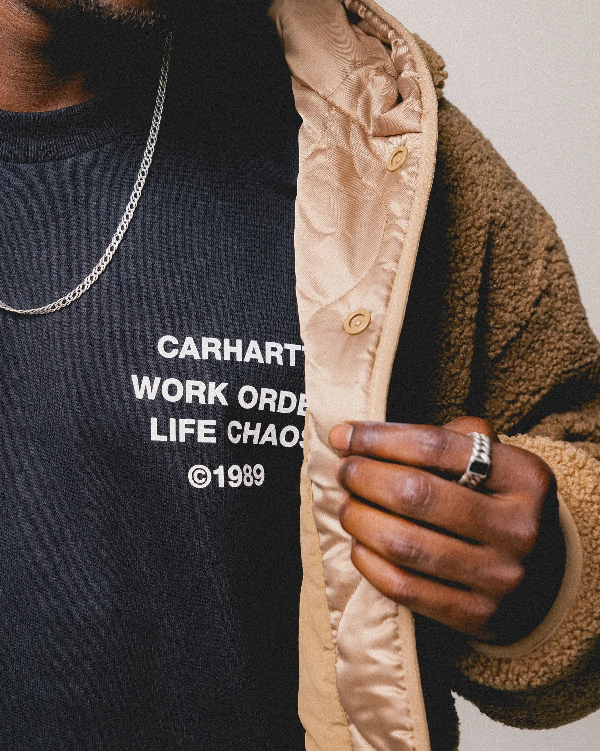 Carhartt WIP L/S Reverse Hammer T-Shirt sold by Asphalt Gold product image thumbnail 5