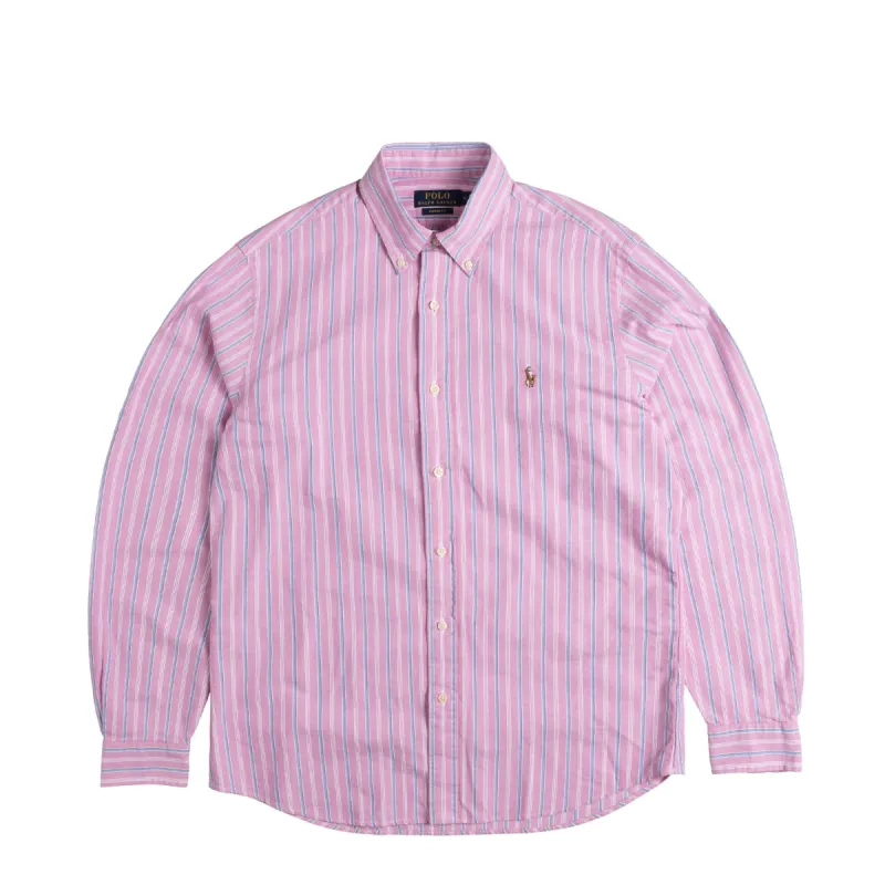 Polo Ralph Lauren Custom Fit Striped Oxford Shirt sold by Asphalt Gold