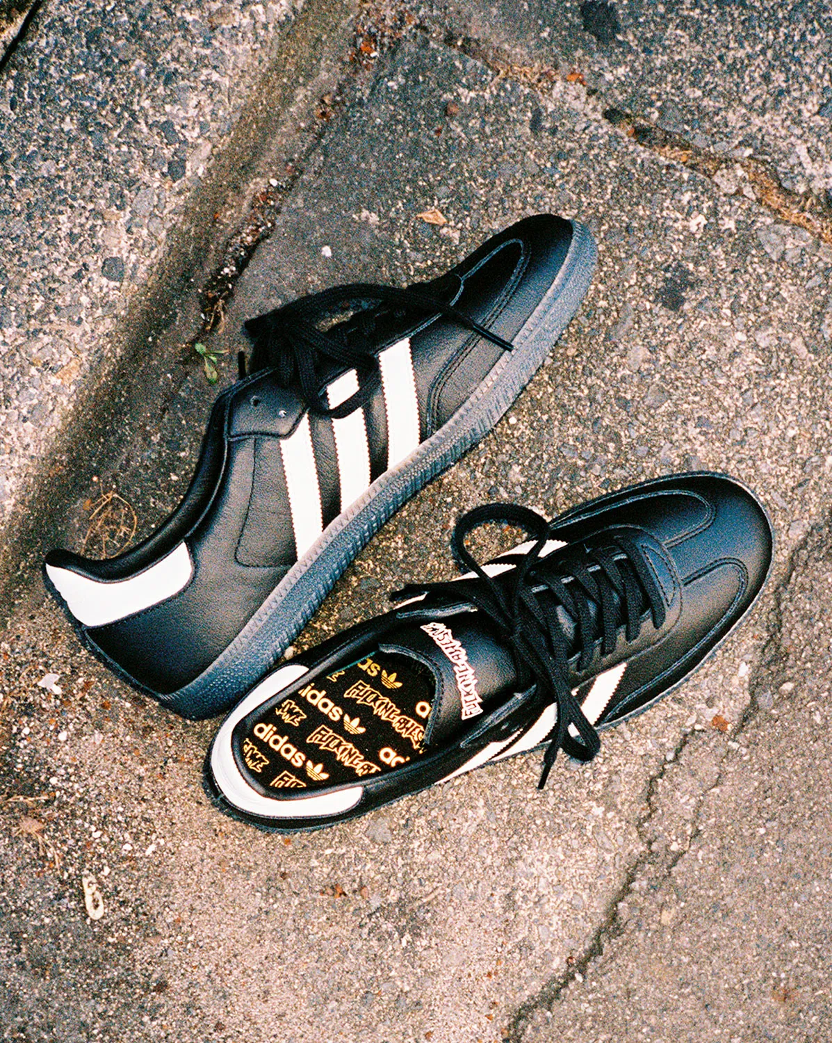 Fucking Awesome × adidas Originals Samba Size 4 - adidas Fucking Awesome x Samba Black White for sale