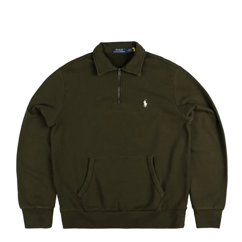 Polo Ralph Lauren Loopback-Fleece Quarter-Zip Sweatshirt sold by Asphalt Gold