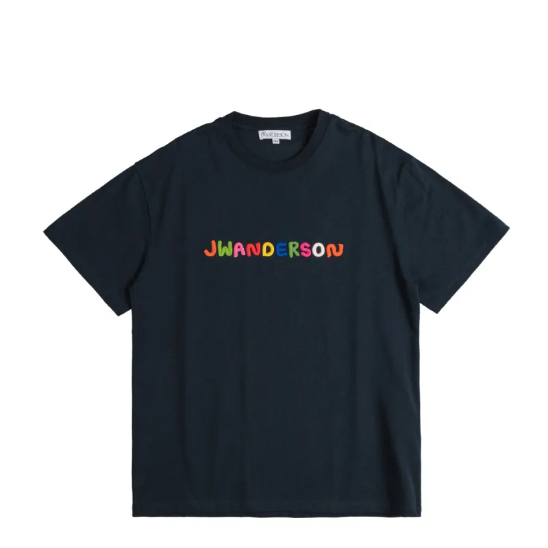 JW Anderson Logo Embroidered T-Shirt sold by Asphalt Gold