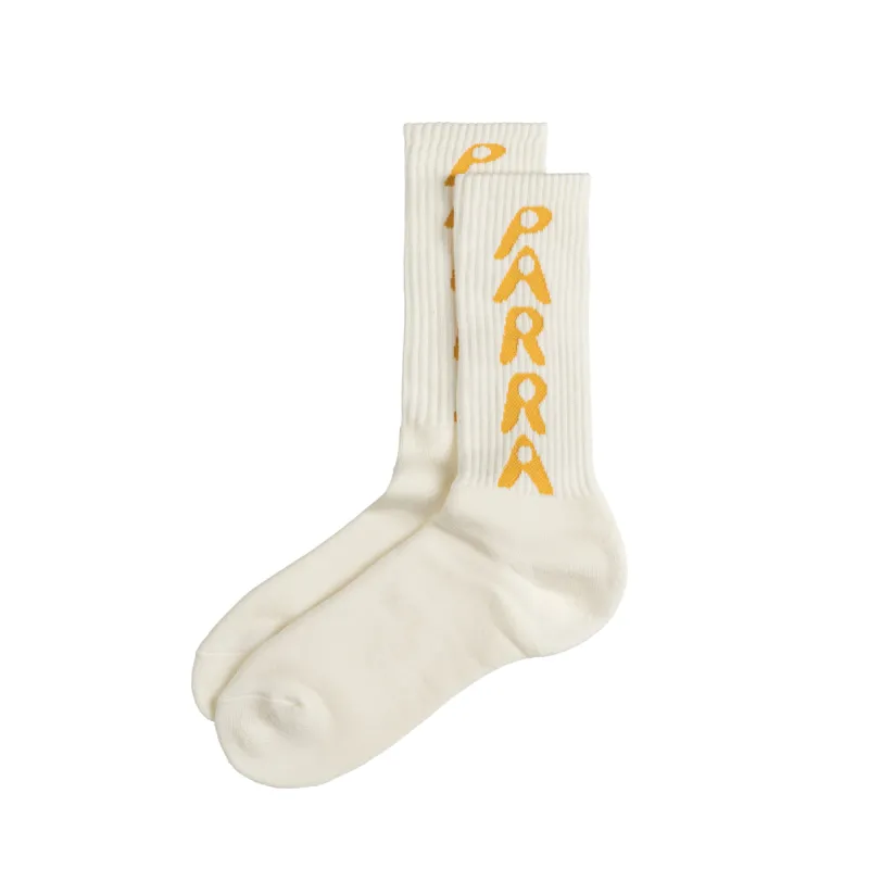 By Parra Hole Logo Crew Socks sold by Asphalt Gold
