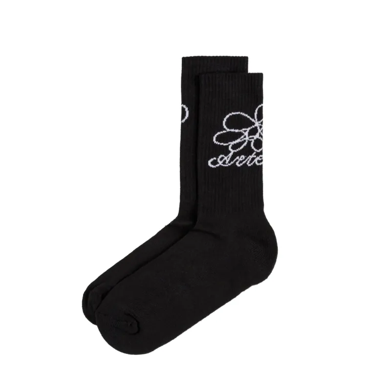 Arte Antwerp Flower Logo Socks sold by Asphalt Gold