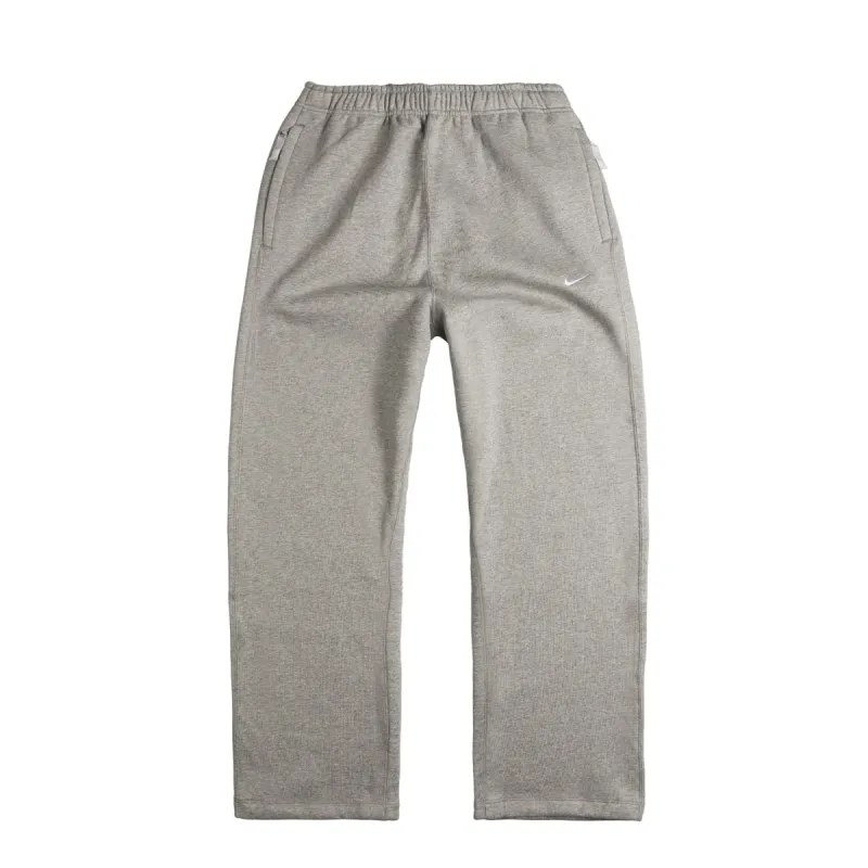 Nike Solo Swoosh Open Hem Fleece Pant sold by Asphalt Gold