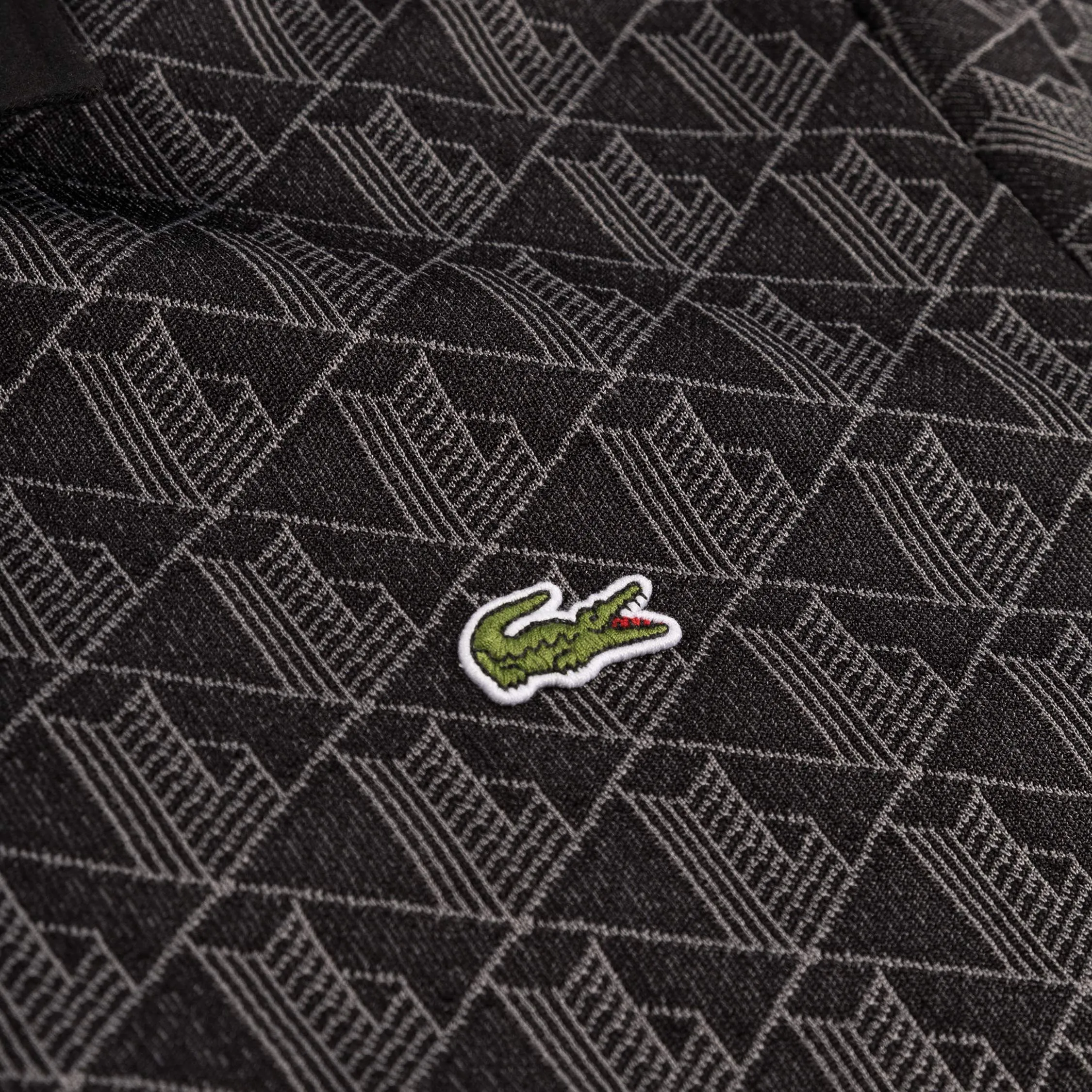 Lacoste Contrast Collar Monogram Polo Shirt sold by Asphalt Gold product image thumbnail 3