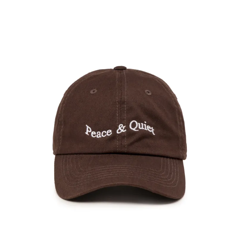 Museum of Peace & Quiet Wordmark Dad Hat sold by Asphalt Gold