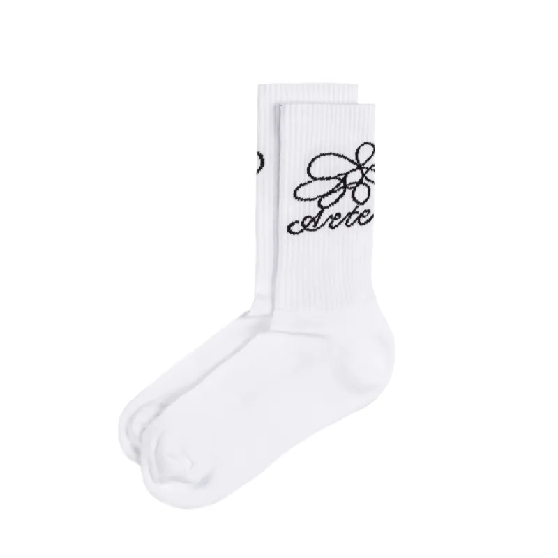 Arte Antwerp Flower Logo Socks sold by Asphalt Gold