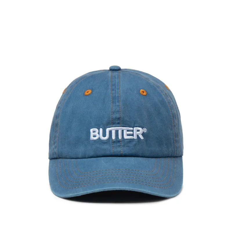 Butter Goods Rounded Logo 6 Panel Cap sold by Asphalt Gold