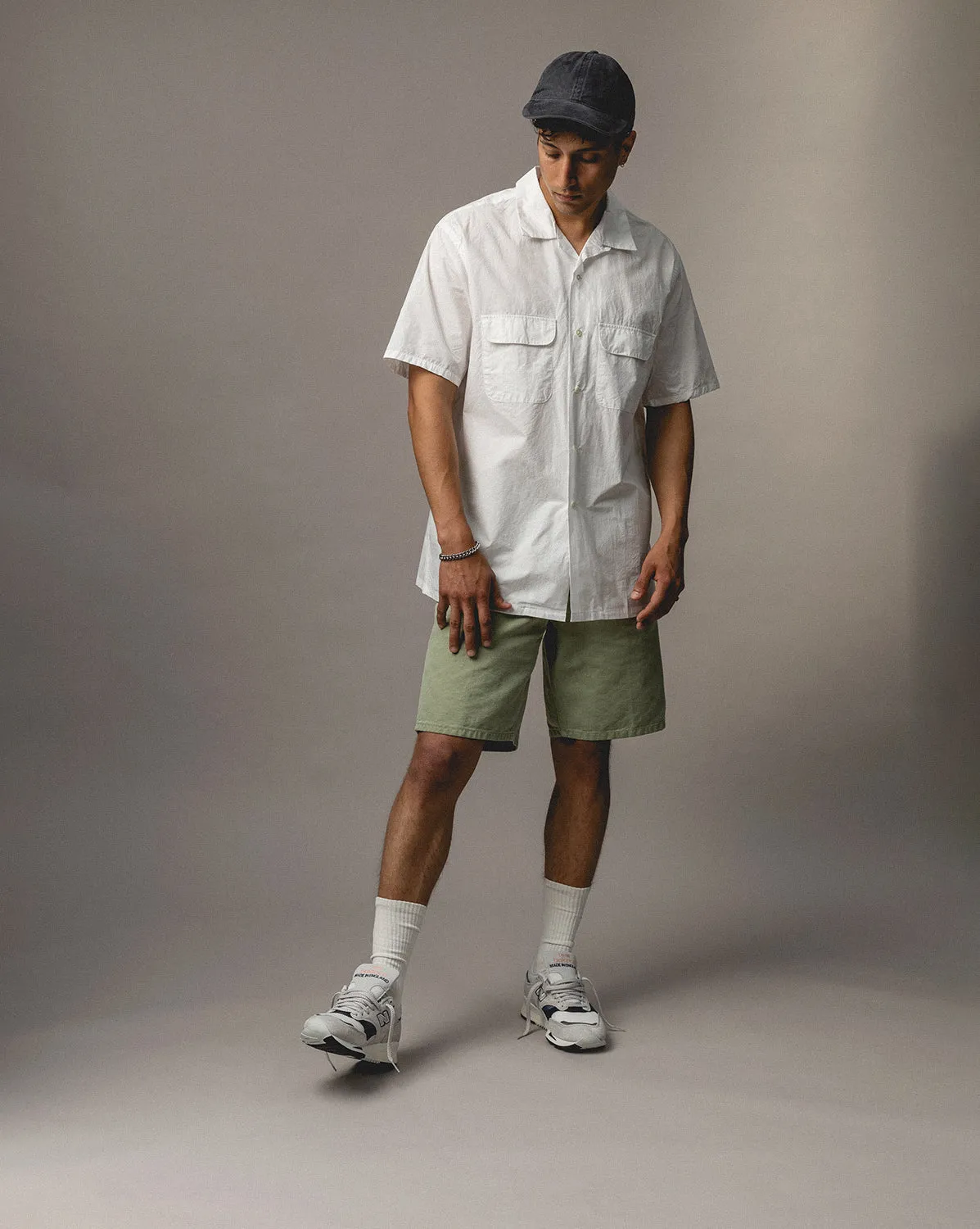 Beams Plus Open Collar Short Sleeve Peruvian Pima sold by Asphalt Gold product image thumbnail 4