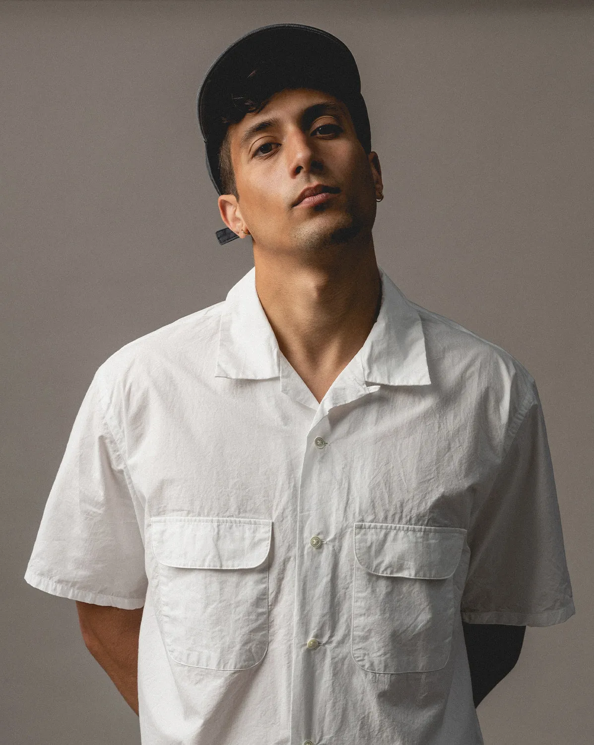 Beams Plus Open Collar Short Sleeve Peruvian Pima sold by Asphalt Gold product image thumbnail 5