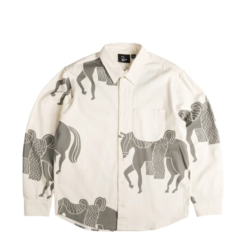 By Parra Repeated Horse Shirt sold by Asphalt Gold