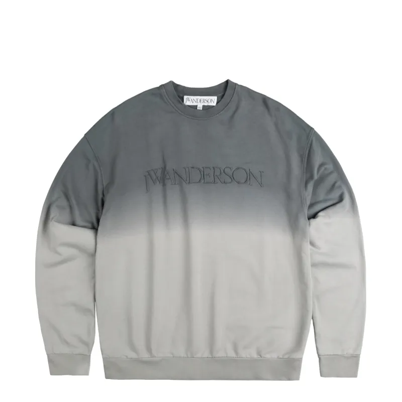 JW Anderson	Logo Embroidery Gradient Sweatshirt sold by Asphalt Gold