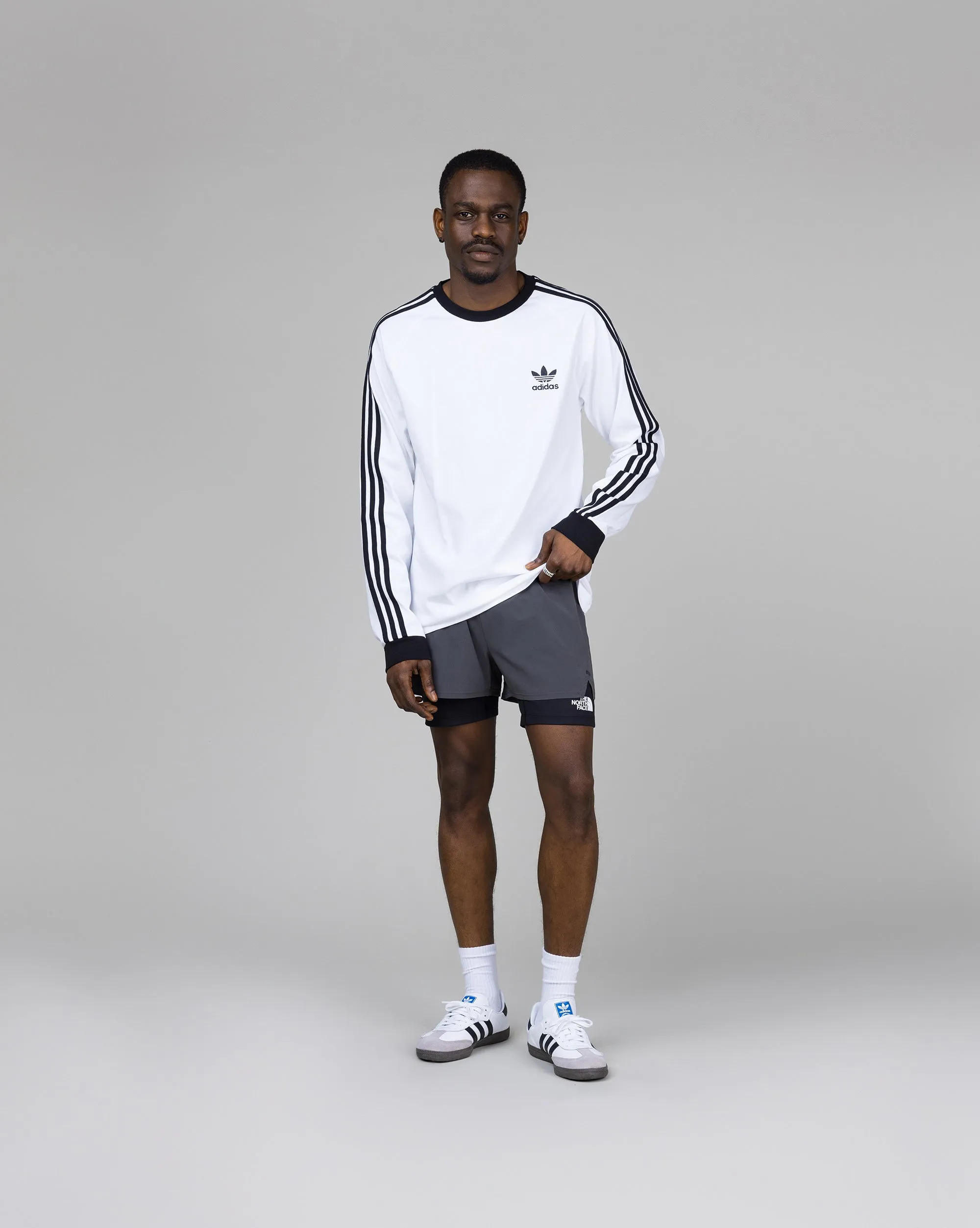 Adidas 3 Stripes Lonsleeve Tee sold by Asphalt Gold product image thumbnail 2