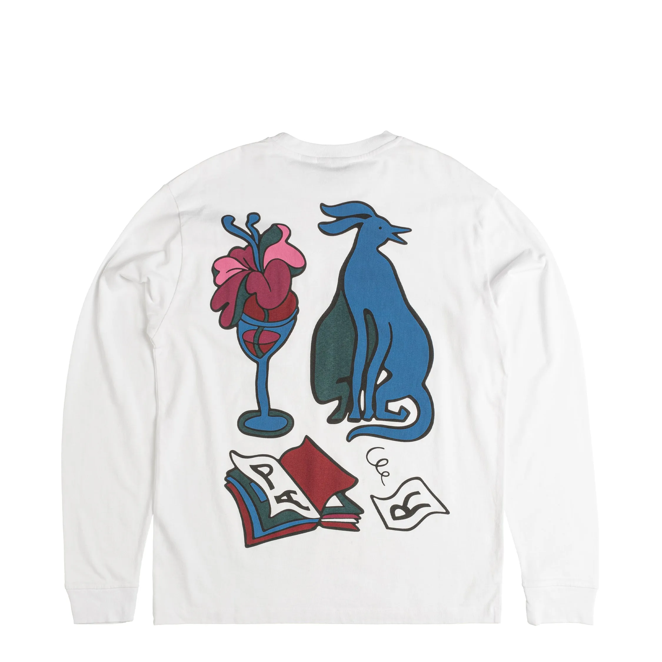 By Parra Wine and Books Long Sleeve T-Shirt sold by Asphalt Gold product image thumbnail 3