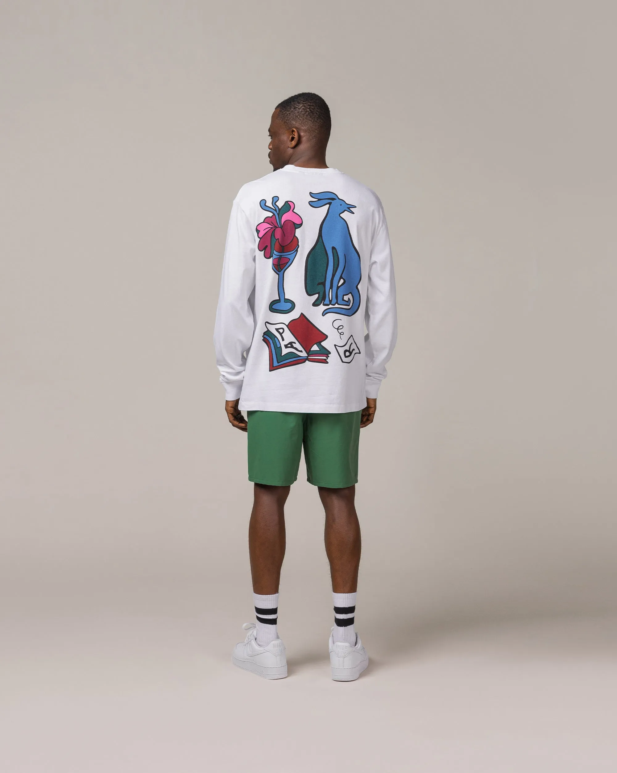 By Parra Wine and Books Long Sleeve T-Shirt sold by Asphalt Gold product image thumbnail 2