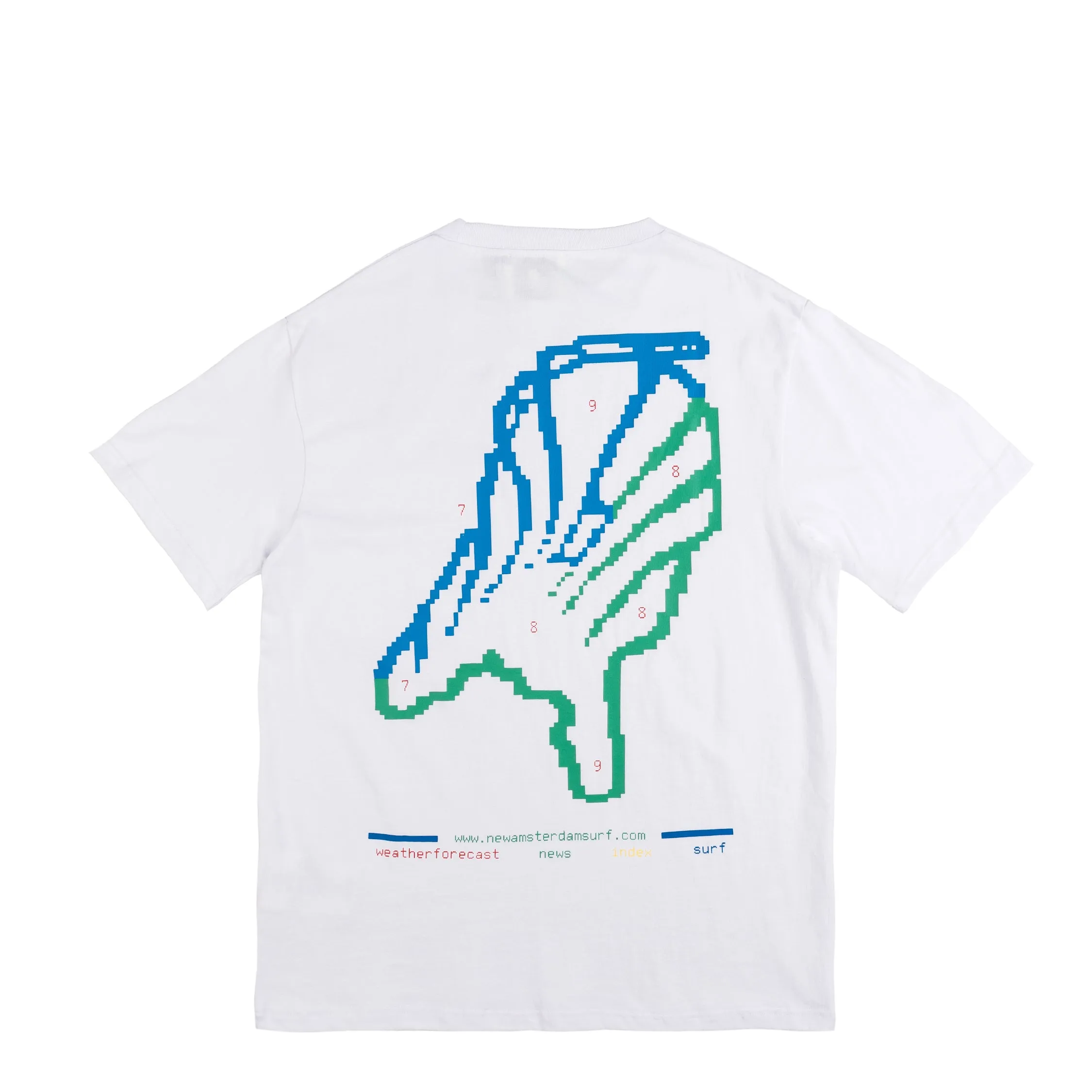 New Amsterdam Surf Association Teletekst Tee sold by Asphalt Gold