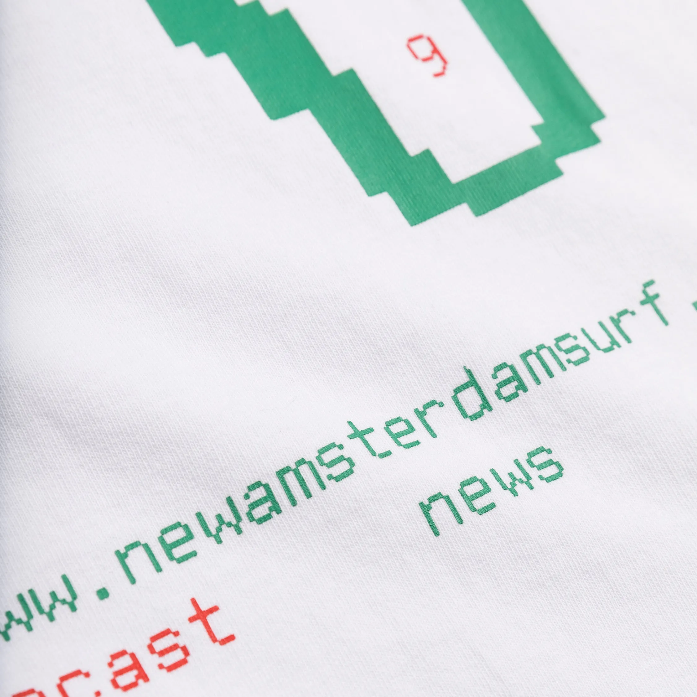 New Amsterdam Surf Association Teletekst Tee sold by Asphalt Gold product image thumbnail 5