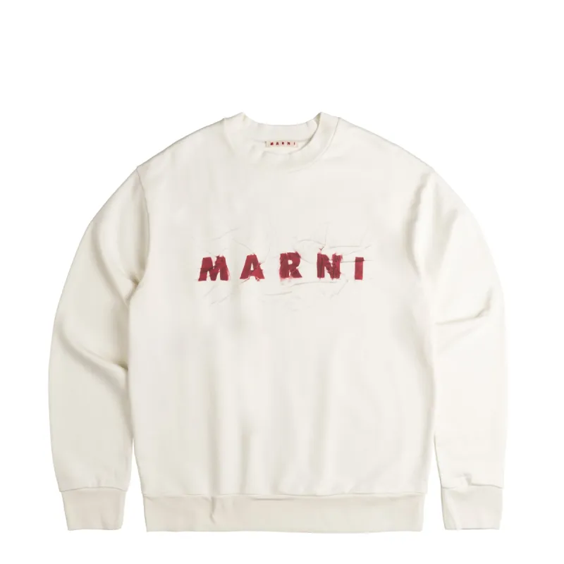 Marni Wrinkled Logo Sweatshirt sold by Asphalt Gold