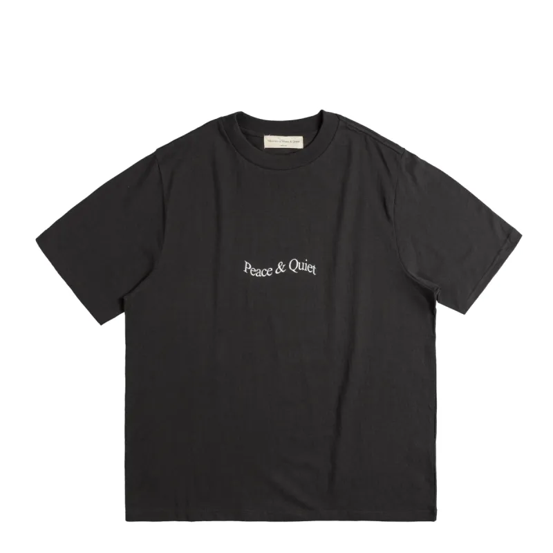 Museum of Peace & Quiet Wordmark T-Shirt sold by Asphalt Gold