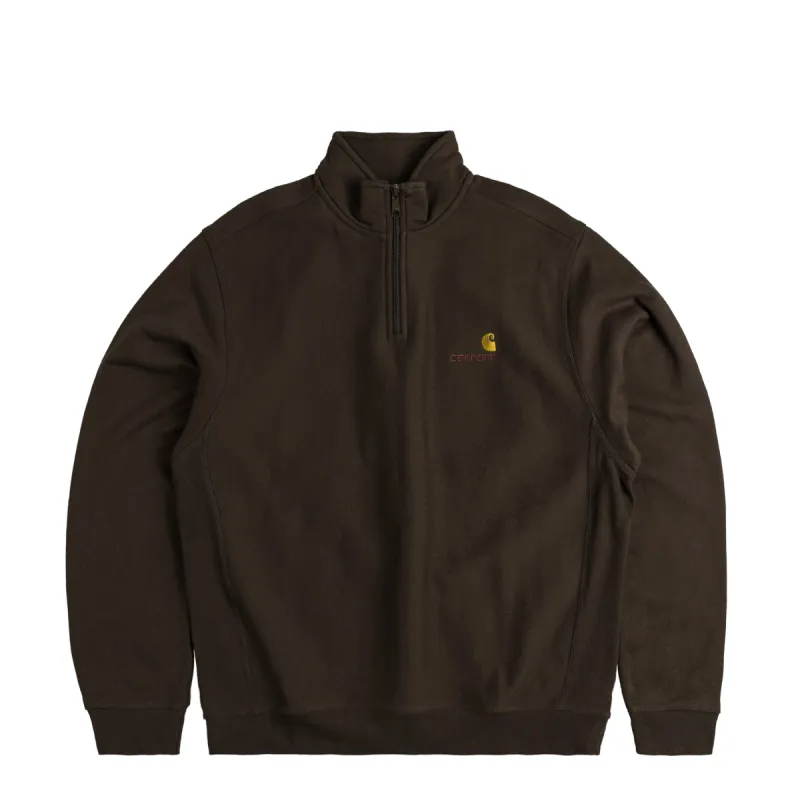 Carhartt WIP Half Zip American Script Sweat sold by Asphalt Gold