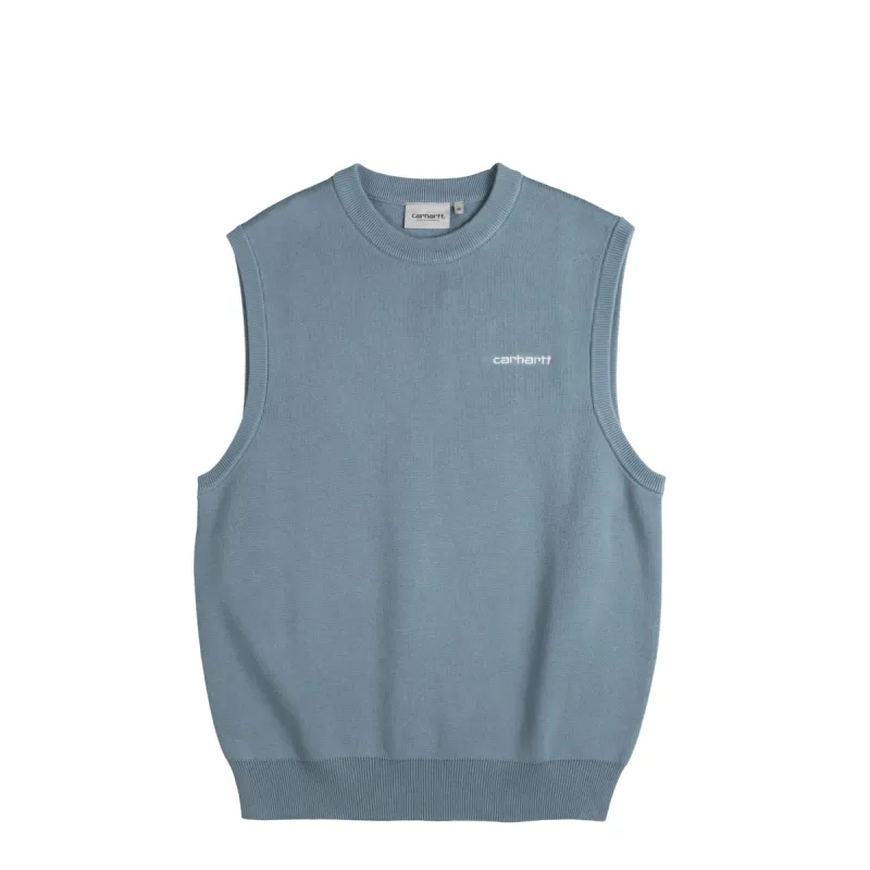 Carhartt WIP Script Vest Sweater sold by Asphalt Gold