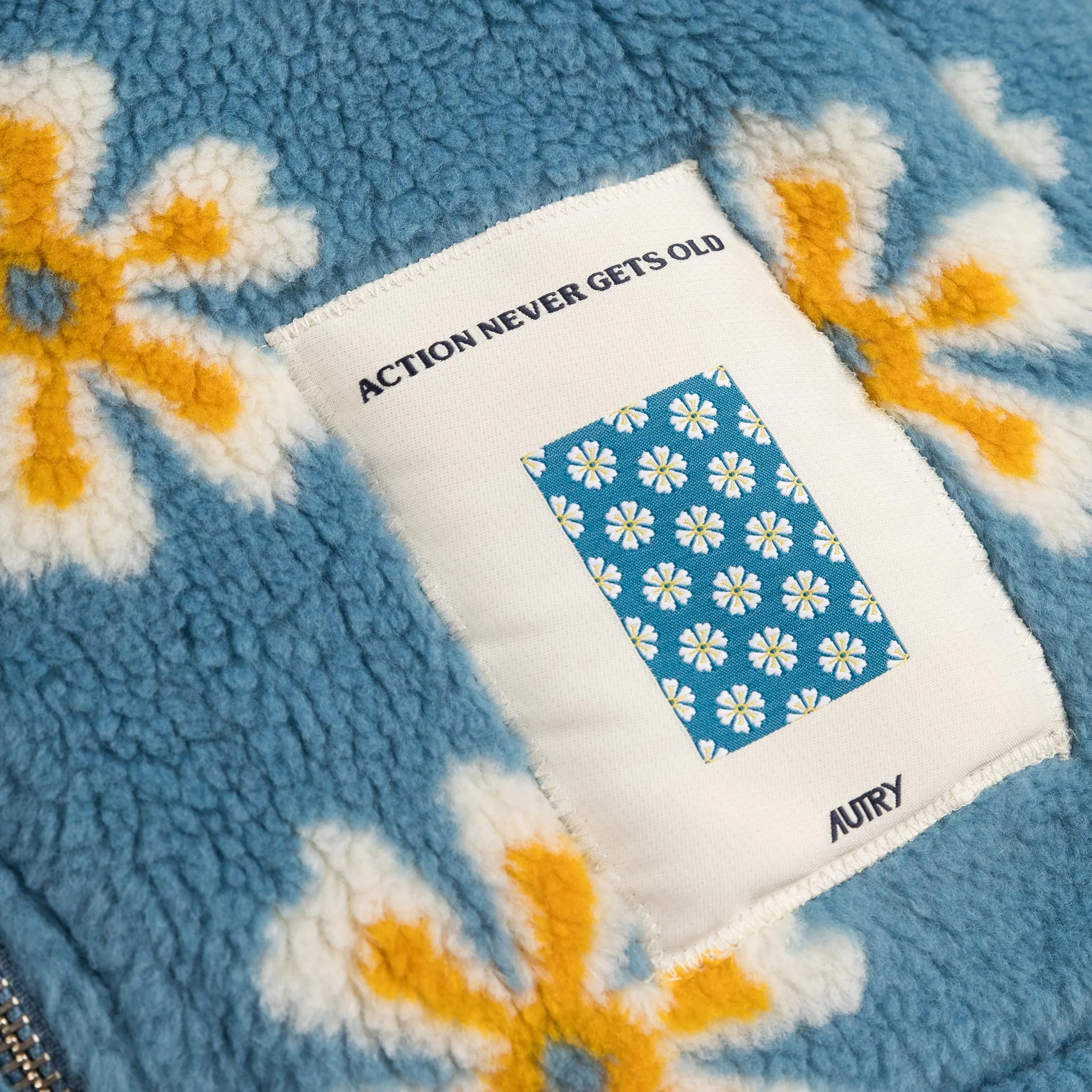 Autry Teddy Flowers Jacket sold by Asphalt Gold product image thumbnail 4