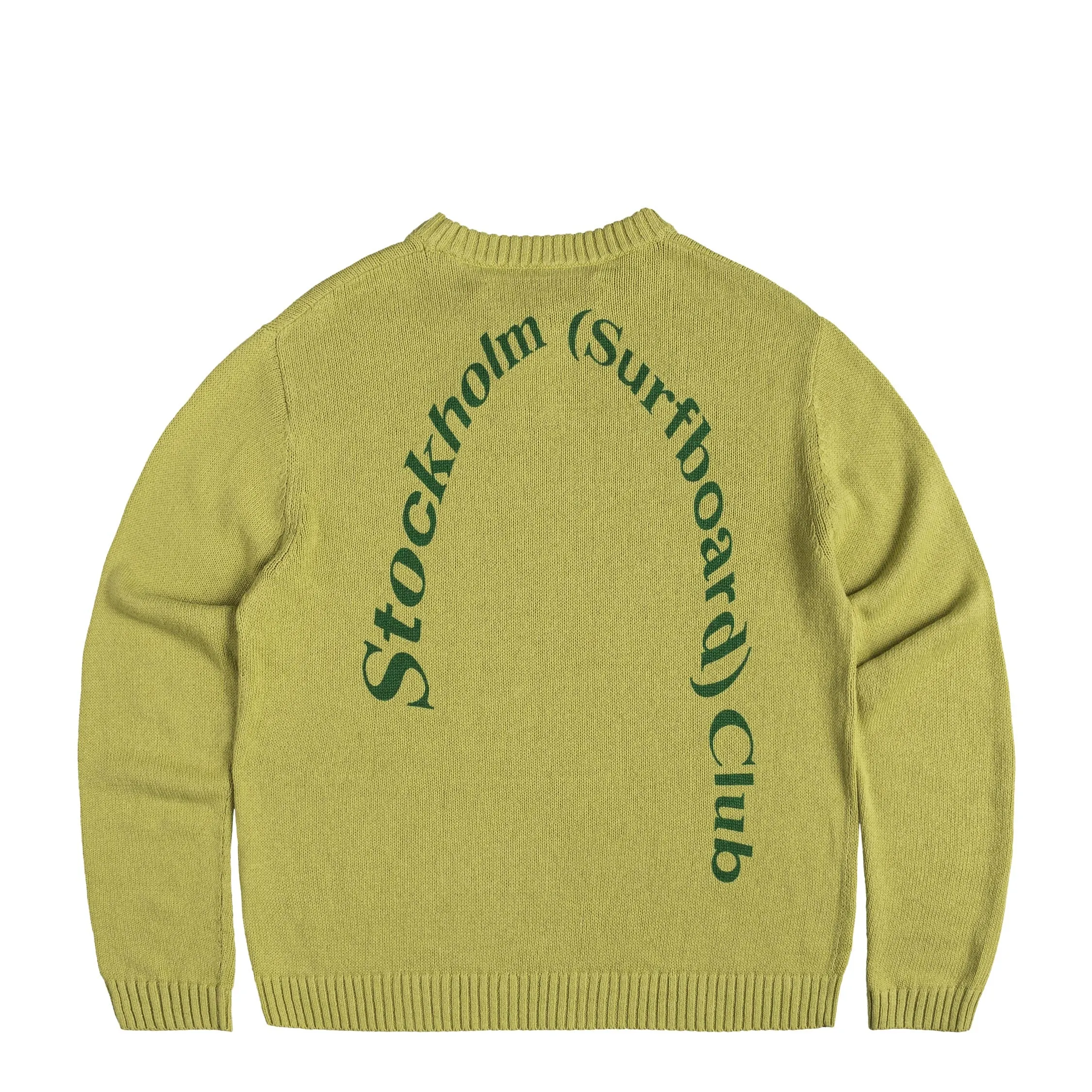 Stockholm Surfboard Club Logo Knit Crewneck sold by Asphalt Gold product image thumbnail 3