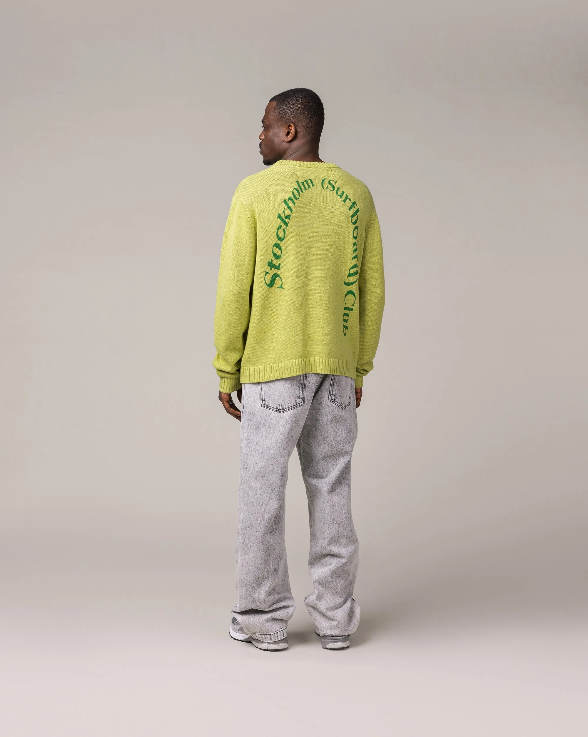 Stockholm Surfboard Club Logo Knit Crewneck sold by Asphalt Gold product image thumbnail 2