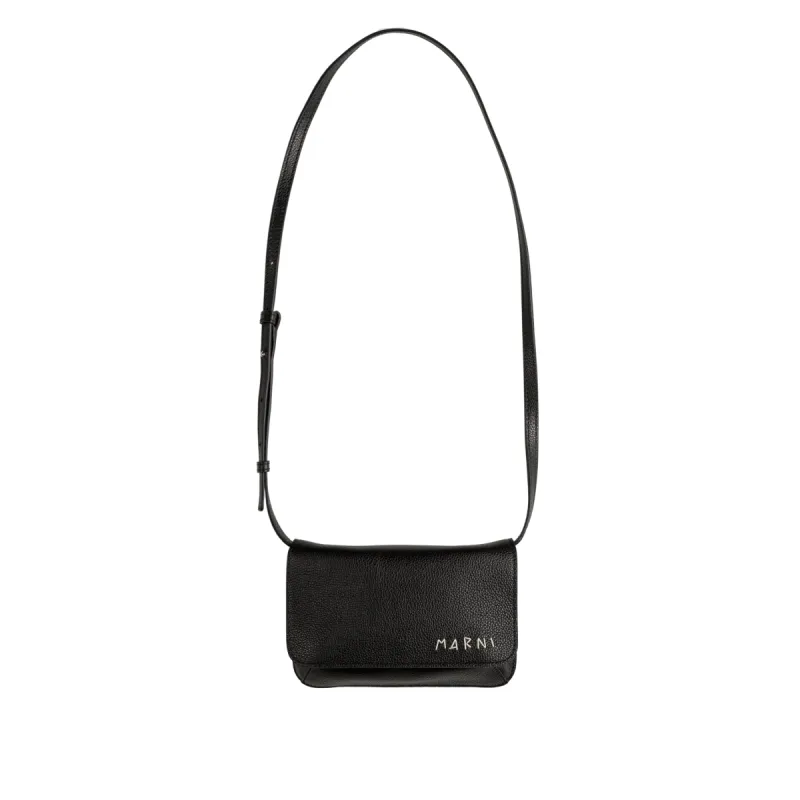 Marni Leather Shoulder Bag sold by Asphalt Gold