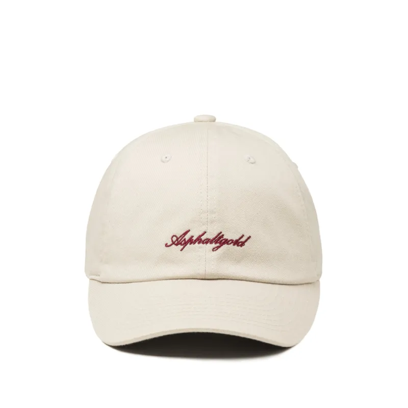Asphaltgold Script Cotton Twill Cap sold by Asphalt Gold