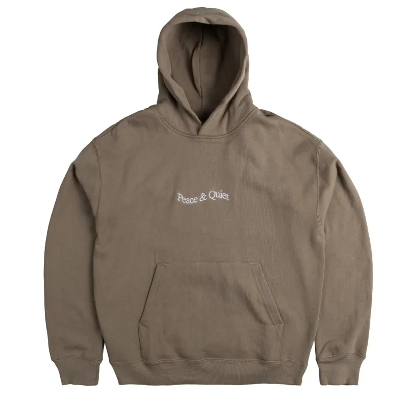 Museum of Peace & Quiet Wordmark Hoodie sold by Asphalt Gold