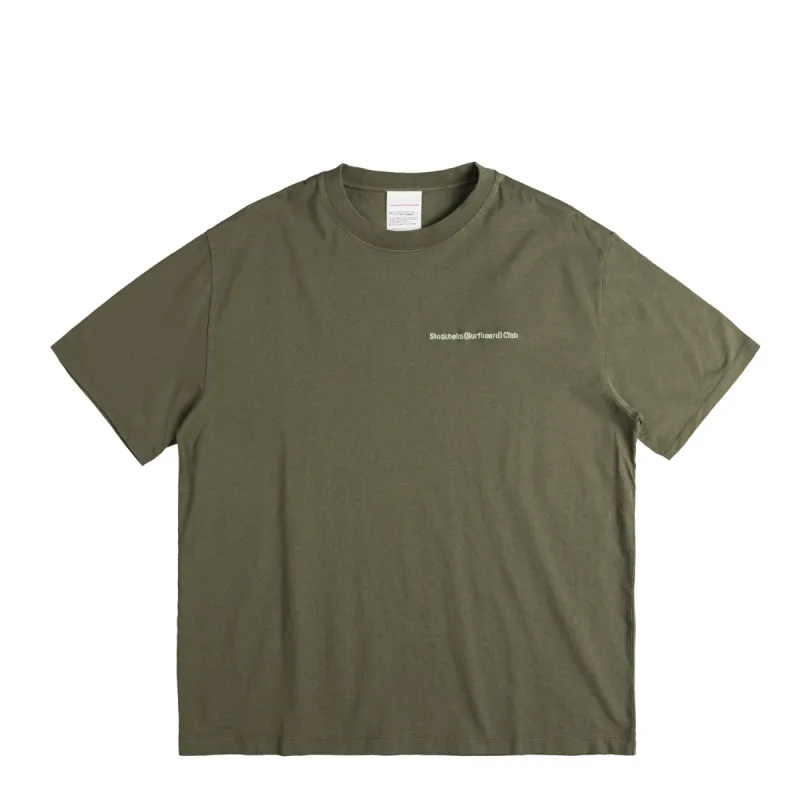 Stockholm Surfboard Club Leaf Tee sold by Asphalt Gold