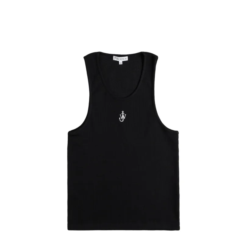JW Anderson Anchor Embroidery Tank Top sold by Asphalt Gold