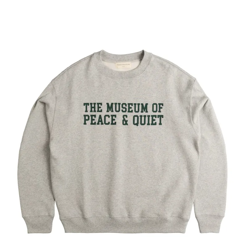 Museum of Peace & Quiet Campus Crewneck sold by Asphalt Gold
