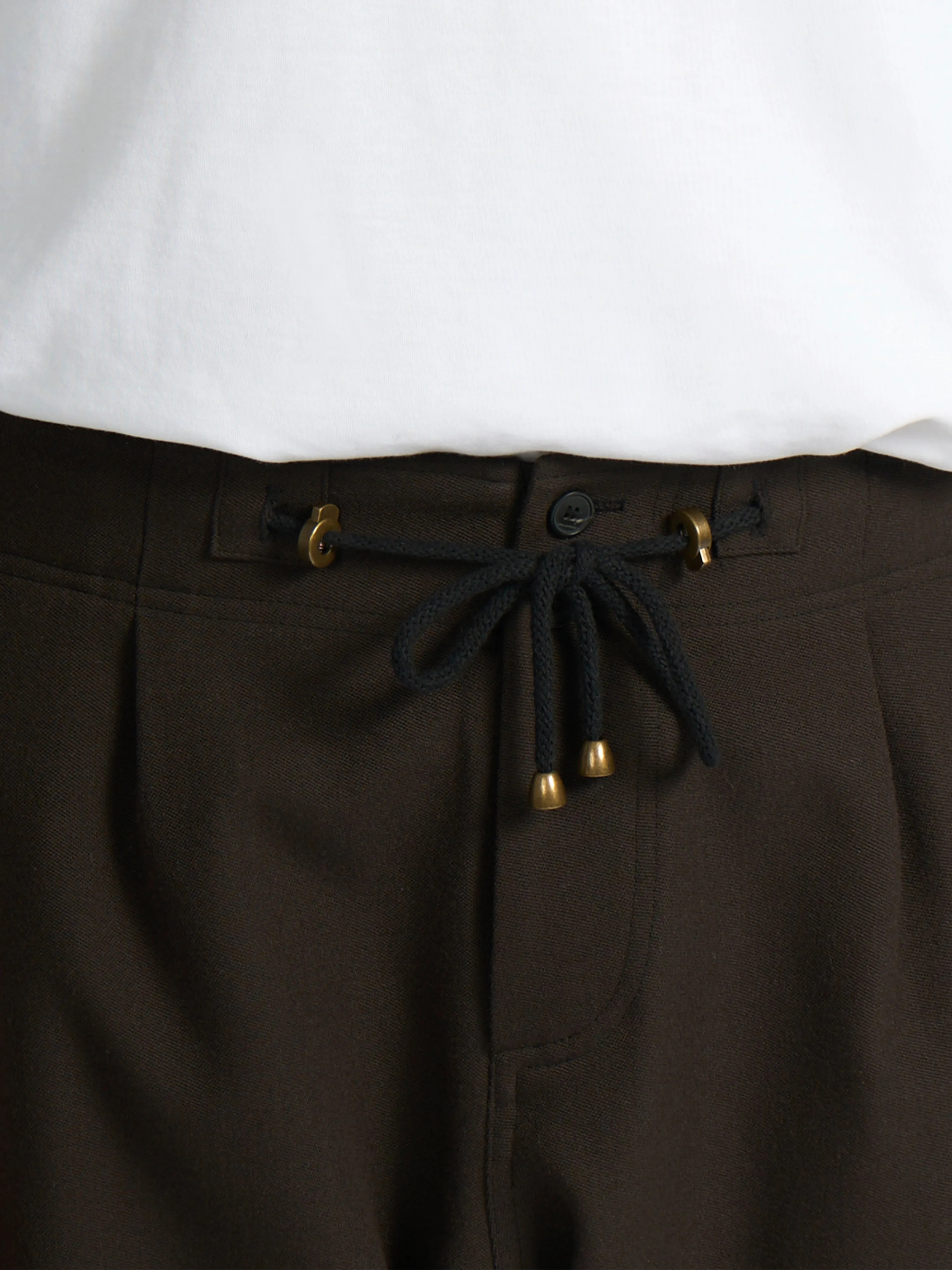 Farmer Pants – Boiled Wool – Dark Brown sold by Gathering product image thumbnail 3