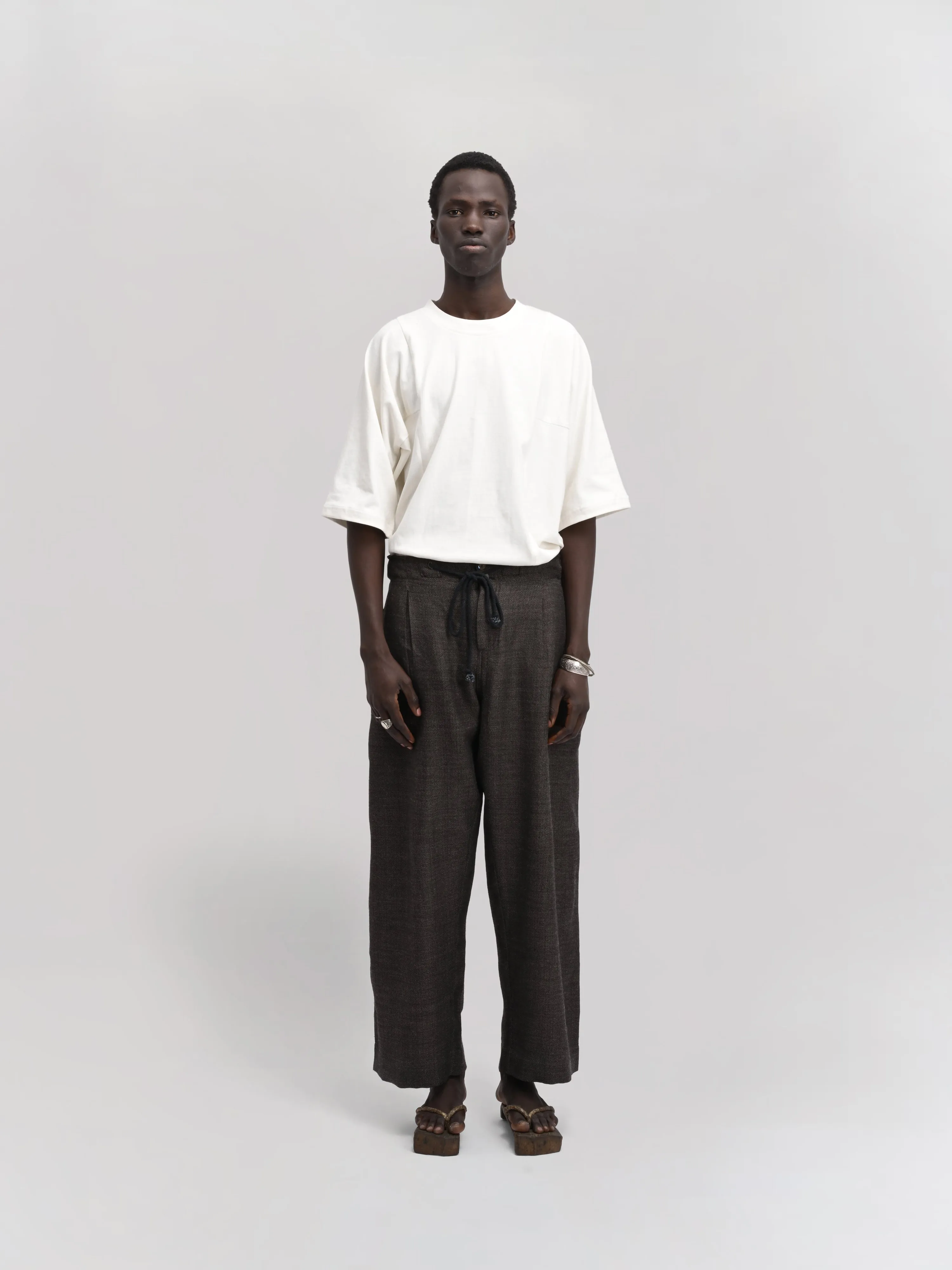 Farmer Pant – Handwoven Wool – Dark Brown sold by Gathering product image thumbnail 3