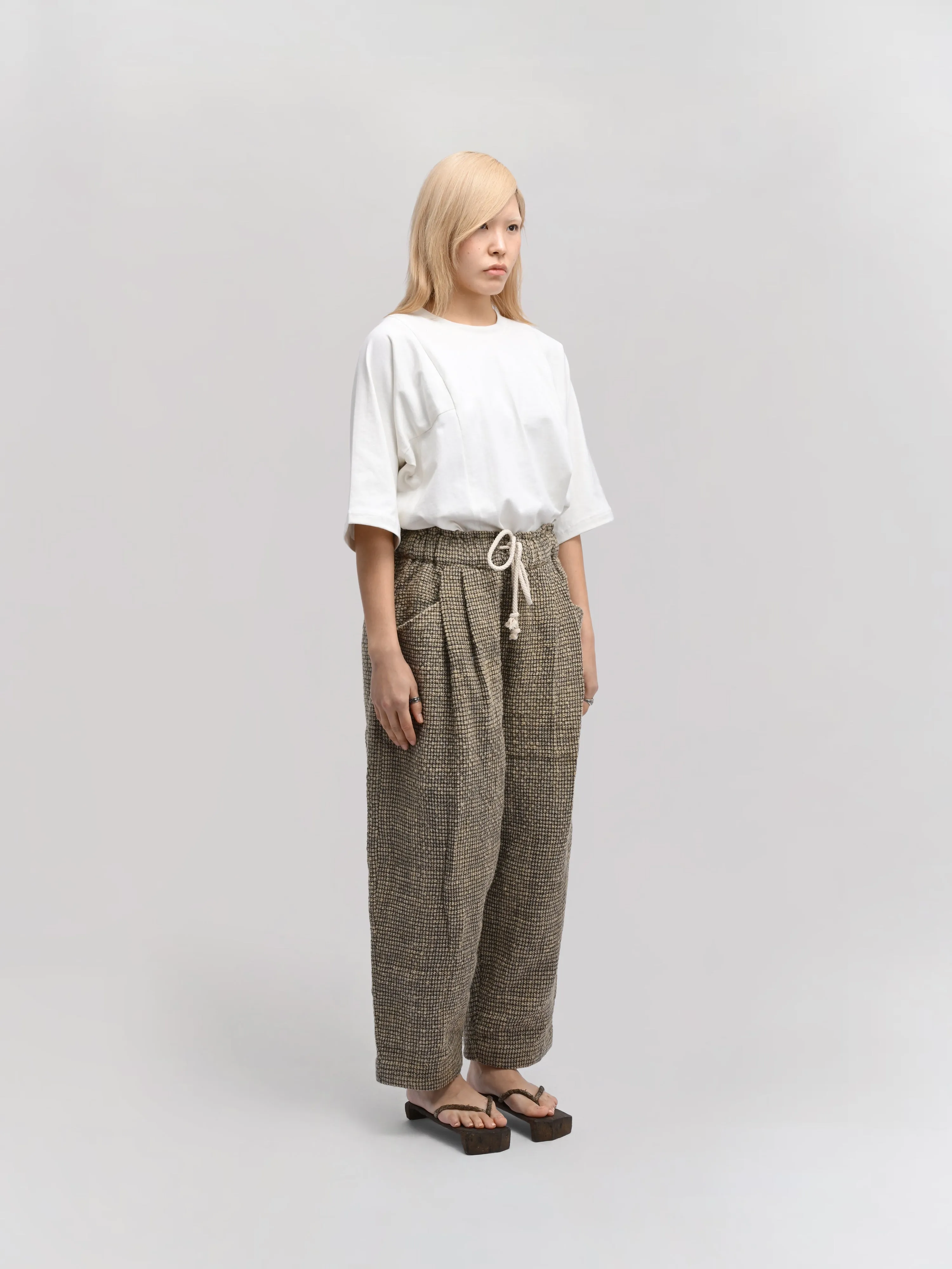 Sailor Pant – Handwoven Wool Tweed – Taupe Brown sold by Gathering product image thumbnail 3
