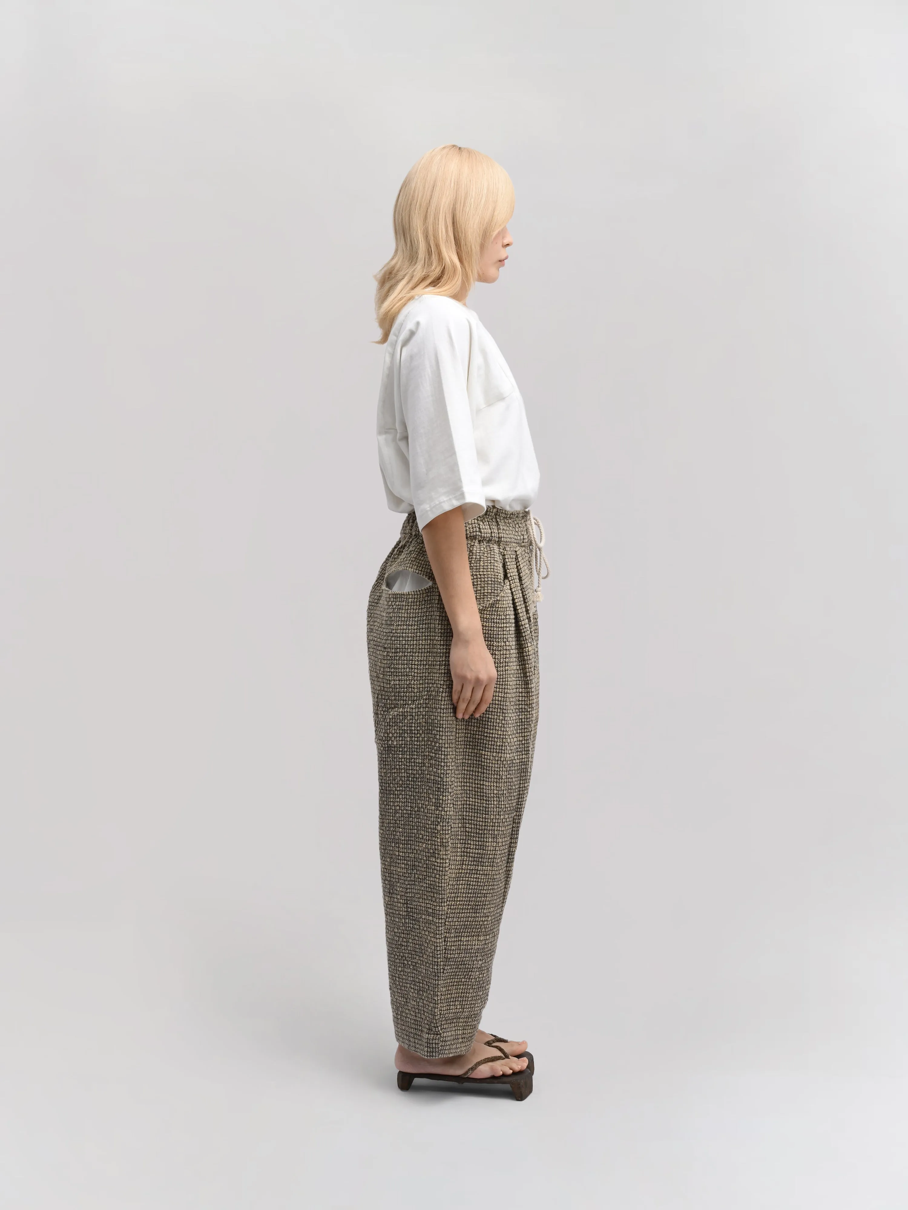 Sailor Pant – Handwoven Wool Tweed – Taupe Brown sold by Gathering product image thumbnail 4