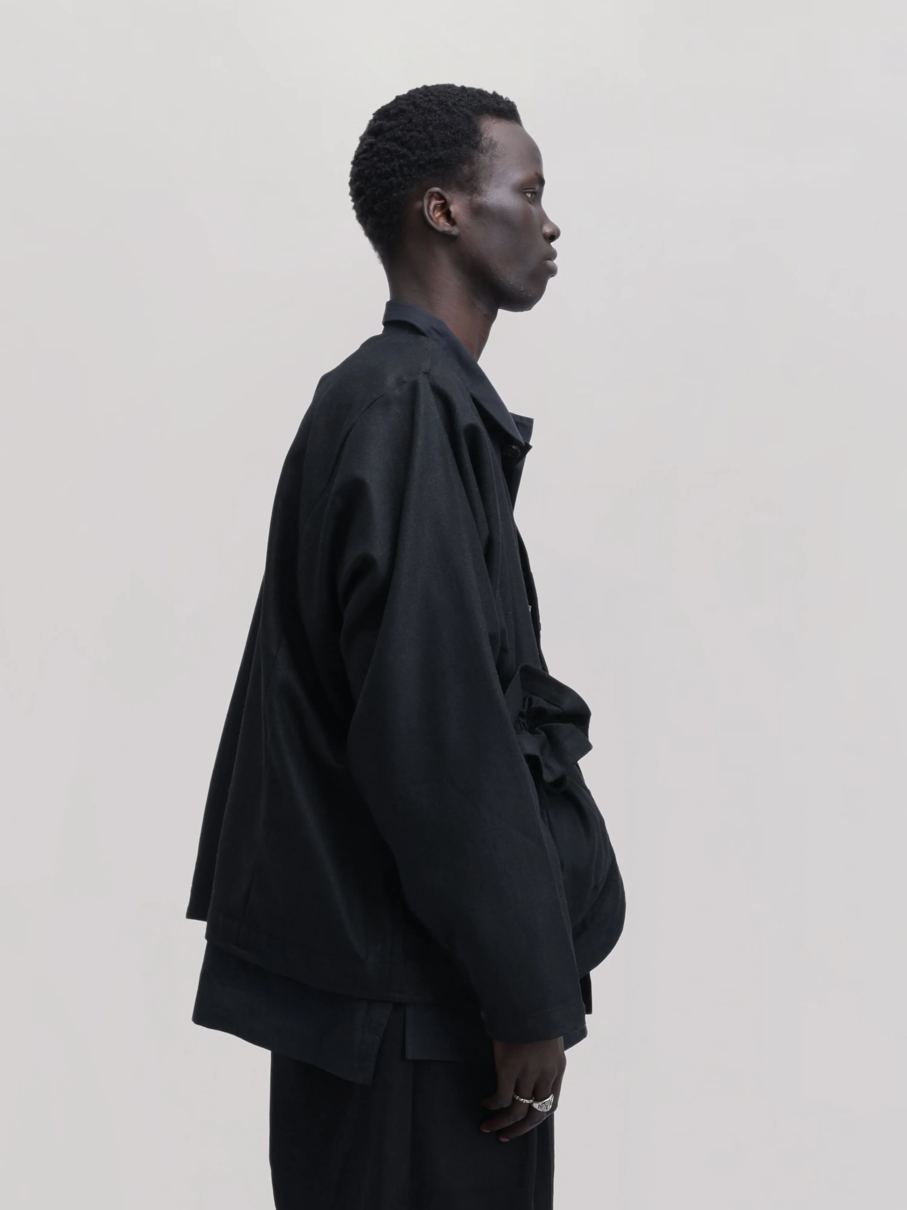 Beekeeper Jacket – Organic Cotton – Jet Black sold by Gathering product image thumbnail 5