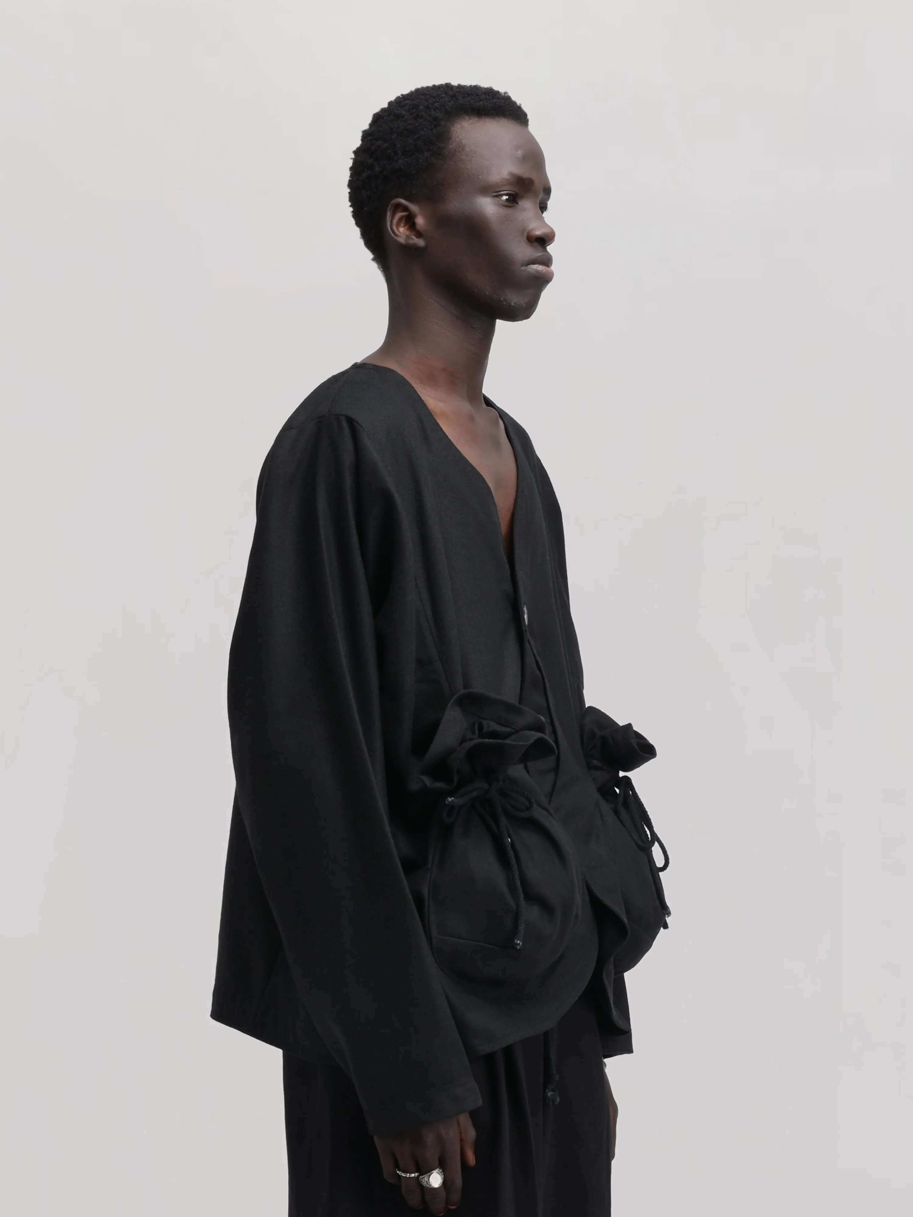 Beekeeper Jacket – Organic Cotton – Jet Black sold by Gathering product image thumbnail 4